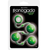 Зелёные анальные шарики NS Novelties Renegade Pleasure Balls NSN-1117-18