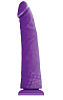 Фиолетовый фаллоимитатор без мошонки NS Novelties Pleasures Thin 8 Dildo NSN-0405-65 (20 см)