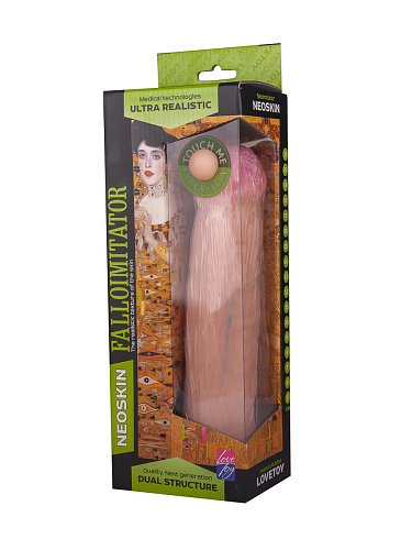 Телесный фаллоимитатор с присоской LOVETOY (А-Полимер) HUMAN FORM 617407 (21 см)