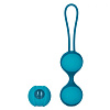 Бирюзовые вагинальные шарики Jopen MINI STELLA II KEGEL BALLS JO-8019-05-3
