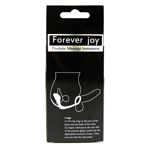 Дымчатое эрекционное кольцо с анальной пробкой Sextoy 2011 00511