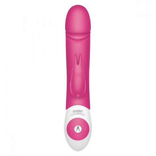 Розовый вибратор с функцией толкания The Rabbit Company Thrusting Rabbit TRC-016HP