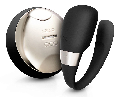Чёрный вибромассажёр для пар с дистанционным управлением Lelo Tiani 3 Black LEL9354