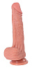 Телесный фаллоимитатор-реалистик с мошонкой Real Dual Layer RDS10023 (20 см)