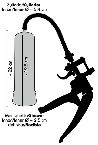 Чёрная вакуумная помпа Orion Bang Bang 05369700000