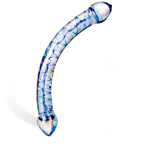 Стеклянный перламутровый фаллос Glas GLAS-103