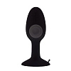 Чёрная анальная пробка Dream Toys MENZSTUFF ROLL PLAY 20840 (12 см)