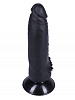 Чёрный фаллоимитатор-реалистик на присоске Сумерки богов №10 351-10 BX DD (17 см)