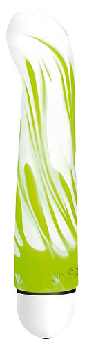 Бело-зелёный вибратор Joy Division Flick-Flac Comfort 18481 (17,8 см)