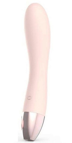 Силиконовый хай-тек вибромассажёр-жираф нежно-розового цвета ImToy Giraffe (16 см)