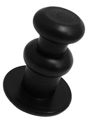 Чёрный адаптер Vac-U-Lock для насадок к секс-машинам LoveMachines FMA0114