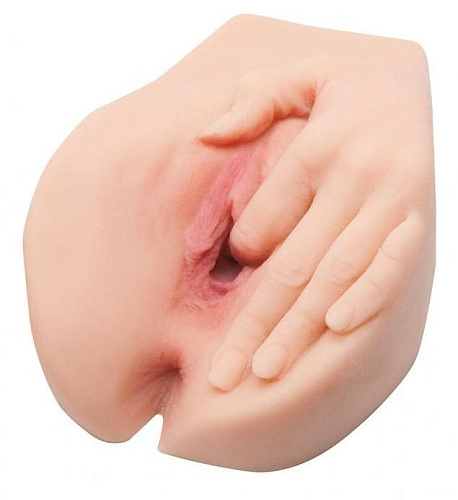 Вагина телесного цвета с рукой поверх Topco Sales Veronica Ricci Hands On CyberSkin Pet Pussy 1097021