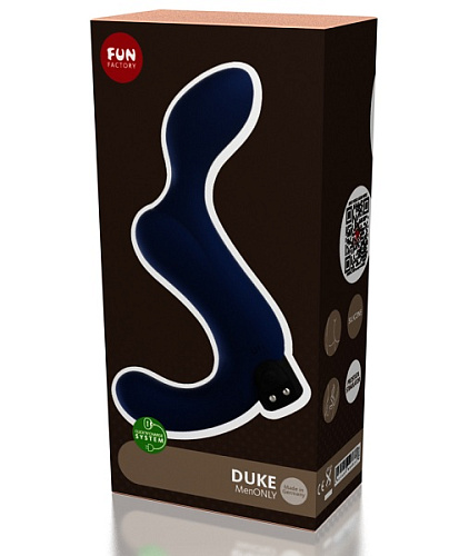 Синий массажёр простаты Fun Factory Duke 200851