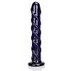 Фаллоимитатор цвета индиго Erotic Fantasy Swirl Indigo EF-T150