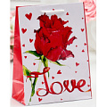 Подарочный пакет Сима-Ленд «Love» 3821406 (15×12×8,5 см)