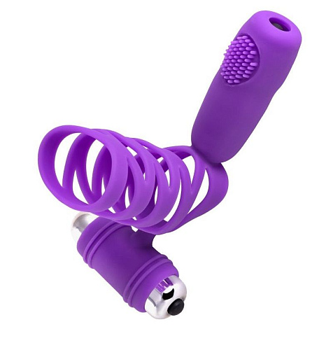 Фиолетовая насадка с виброэлементами Dibe KENNARD GOX-57-4