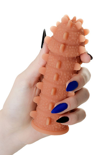 Насадка на фаллос с шипами и продолговатыми бугорками KOKOS Extreme Sleeve 0041 ES.004-S (12,7 см)