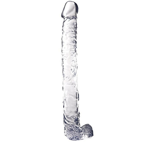 Прозрачный фаллоимитатор-гигант Dream Toys JELLY JOY BIG BOYZ EXTRA LONG CLEAR DONG 21138 (36 см)