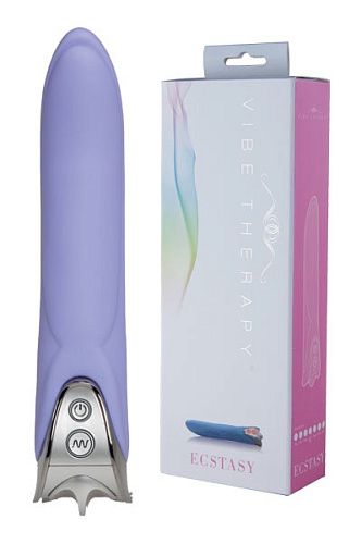 Сиреневый вибромассажёр из серии Vibe Therapy ECSTASY 50655 (17 см)