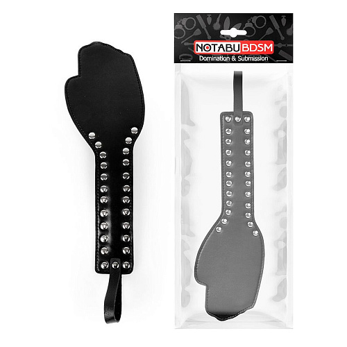 Чёрная шлёпалка-рука с металлическими заклёпками Bior toys NTU-80446 (29 см)