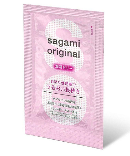 Пробник гель-смазки на водной основе Sagami Original Gel (3 гр)