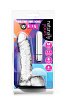 Прозрачный вибратор-реалистик Blush Novelties Vibrating Ding Dong BL-53712 (16,5 см)
