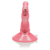 Розовая анальная вибровтулка на присоске California Exotic Novelties Vibro Play Probes SE-0390-04-2 (11 см)