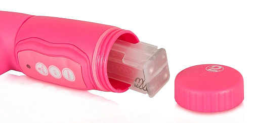 Розовый вибромассажёр с ротацией головки Orion High Speed Twister 0584452 (21,5 см)