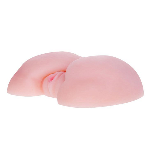 Мастурбатор-попка телесного цвета с вибрацией и пультом управления Baile BM-009023S