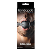 Чёрный кляп-шар с отверстиями для воздуха NS Novelties Renegade Bondage Ball Gag NSN-1191-13