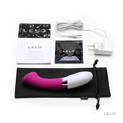 Лиловый вибромассажёр Lelo Gigi 2 Deep Rose LEL7855 (16,5 см)