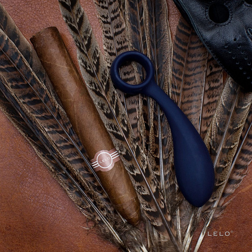 Тёмно-синий стимулятор для мужчин Lelo Bob Deep Blue LEL1043 (9,6 см)