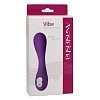 Фиолетовый вибромассажёр Anasteisha Vibe (19 см)