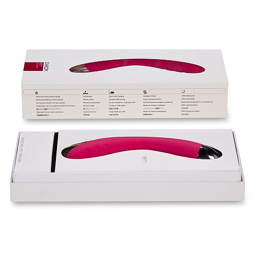 Сливово-красный вибростимулятор Svakom Betty SUV-02B-P (18 см)