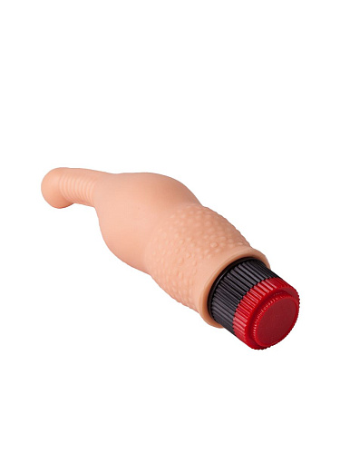 Телесный анальный вибромассажёр с тонким кончиком LOVETOY (А-Полимер) 112200 (18,8 см)