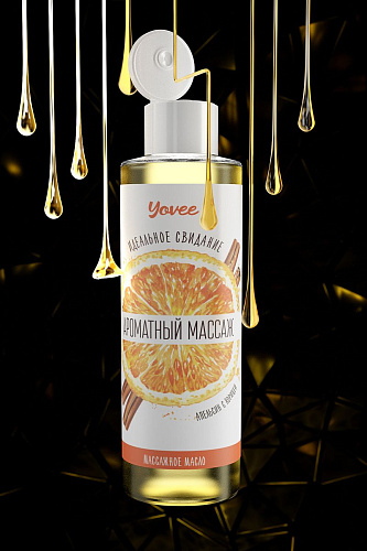 Масло для массажа с ароматом апельсина и корицы ToyFa «Ароматный массаж» 722104 (50 мл)