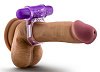 Фиолетовое эрекционное виброкольцо Blush Novelties Couples Play Vibrating Cock Ring BL-77901
