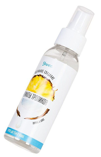 Спрей для тела и волос с ароматом ананаса и кокоса ToyFa «Ароматы тропиков» 722293