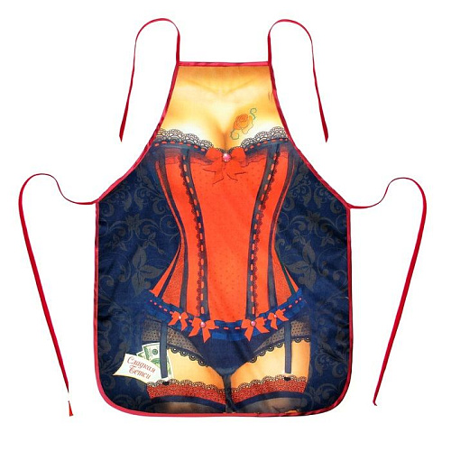 Разноцветный текстильный фартук Сима-Ленд «Сладкая Бетси» 892878