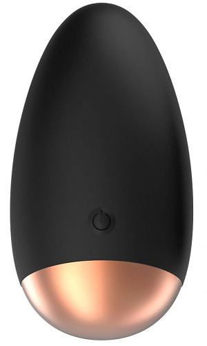 Чёрный вибратор для клиторальной стимуляции Shots Media BV Chic ELE008BLK