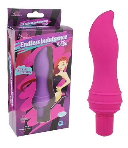 Розовый рельефный вибростимулятор Howells Endless Indulgence Vibe 82007-pink82007-pink (12 см)