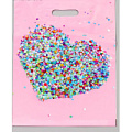 Полиэтиленовый пакет Сима-Ленд «Сердечки» 4668347 (31×40 см)