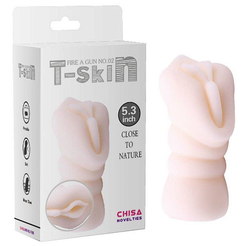 Мастурбатор-вагина в телесном цвете Chisa Fire a Gun No.02 CN-100881038