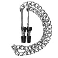 Зажимы на соски с серебристой цепью Blush Novelties Mini Munchers Nipple Clamps 520059