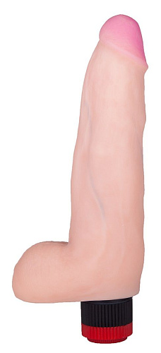 Реалистичный вибратор с аккуратной головкой телесного цвета LOVETOY (А-Полимер) ART-Style №13 003607ru (21 см)