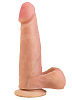 Телесный фаллоимитатор на присоске-подошве LOVETOY (А-Полимер) 811606 (18,5 см)