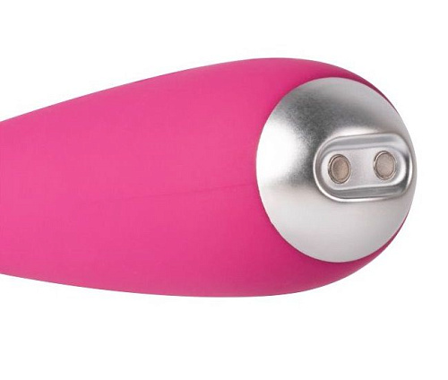 Ярко-розовый G-стимулятор Svakom IRIS Clitoral G-spot Vibrator S-11 (18 см)