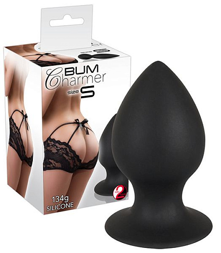 Чёрная анальная втулка Orion Bum Sharmer S 0513741 (10 см)