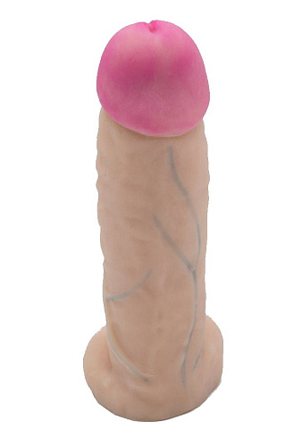 Страпон телесного цвета с регулируемым поясом LOVETOY (А-Полимер) 035503 (19 см)