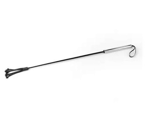 Чёрный латексный стек с шариками Sitabella 6031-1 (62 см)